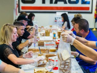 U-Haul Makes PB&J Lunches to Help Feed the Homeless