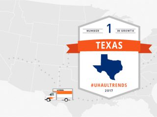 TEXAS: U-Haul No. 1 Growth State for 2017