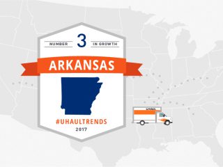 ARKANSAS: U-Haul No. 3 Growth State for 2017