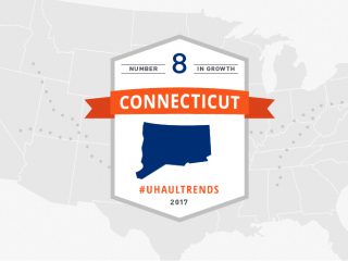 CONNECTICUT: U-Haul No. 8 Growth State for 2017