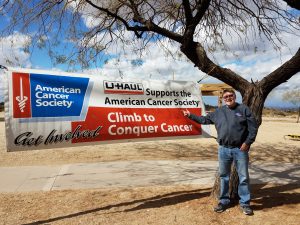 U-Haul Team Member Sam Austin at the 2018 Climb to Conquer Cancer