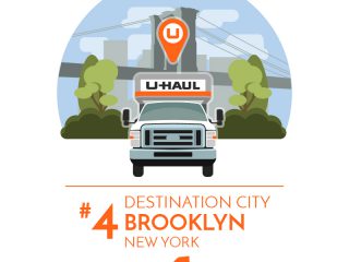 Brooklyn is the No. 4 U-Haul Destination City for 2017