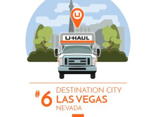 Las Vegas is the No. 6 U-Haul Destination City for 2017