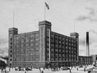Exterior View of NBC Bakery in Detroit 1921