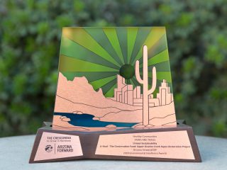 U-Haul was honored for its local environmental efforts with the coveted Crescordia award at the 38th annual Arizona Forward Environmental Excellence Awards on Oct. 6 at Westin Keirland Resort & Spa in Scottsdale.