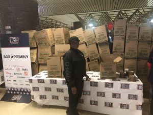 Holiday for Heroes Packing event