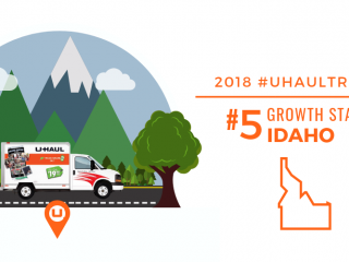IDAHO is the U-Haul No. 5 Growth State for 2018