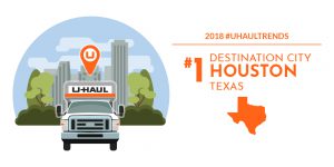 2018 U-Haul Destination Cities: No. 1 Houston