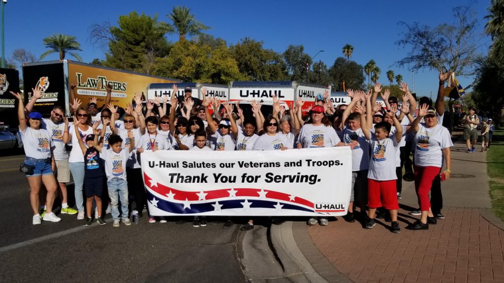 U-Haul at the 2019 Phoenix Veterans Day Parade