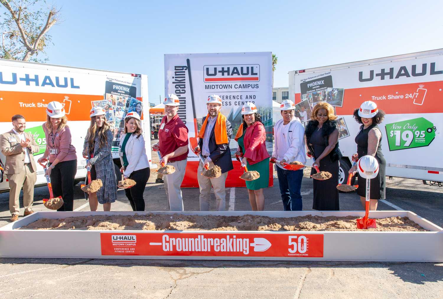 U-Haul Breaks Ground on Conference and Fitness Center