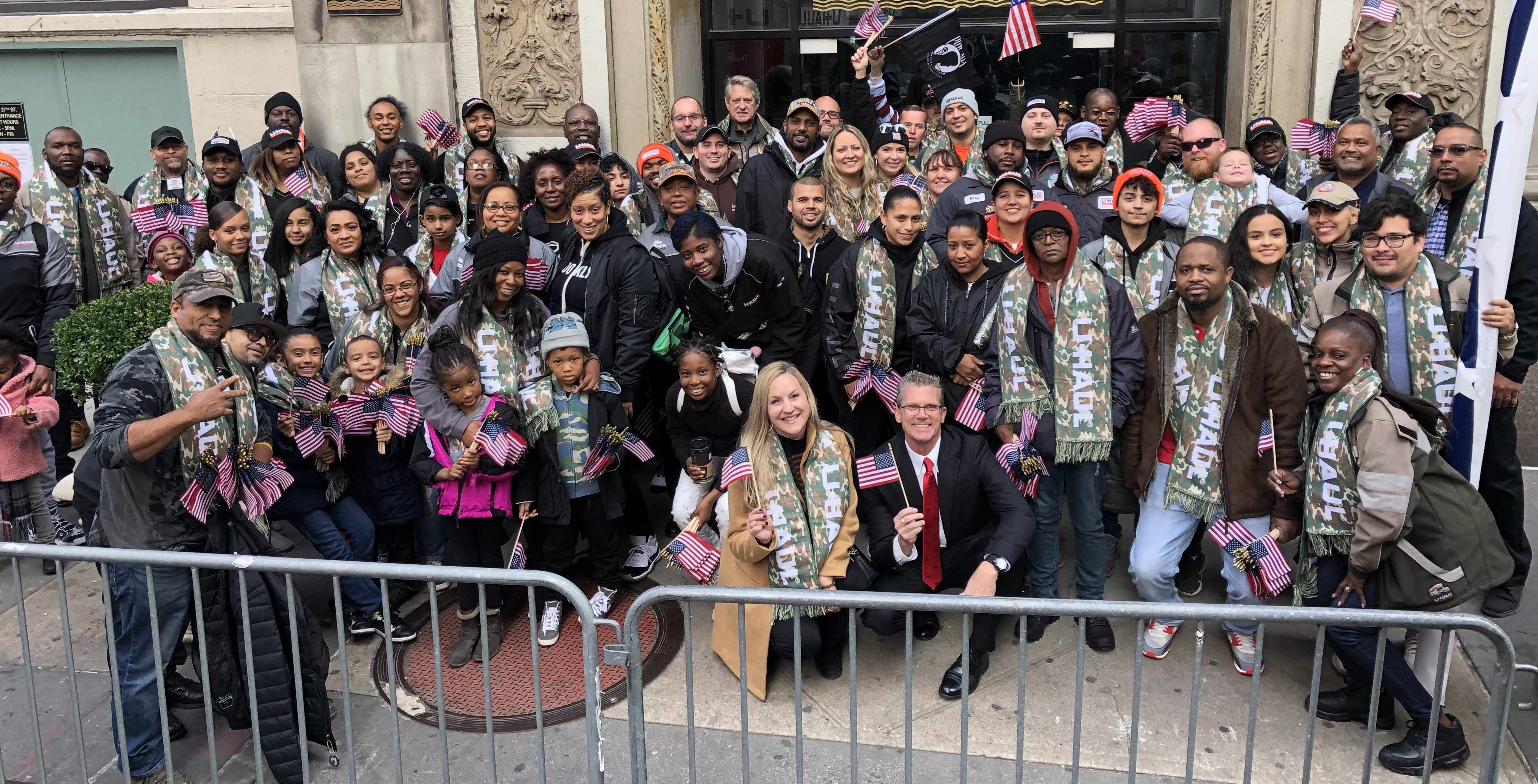 U-Haul Honors Vets at 2019 Centennial NYC Veterans Day Parade