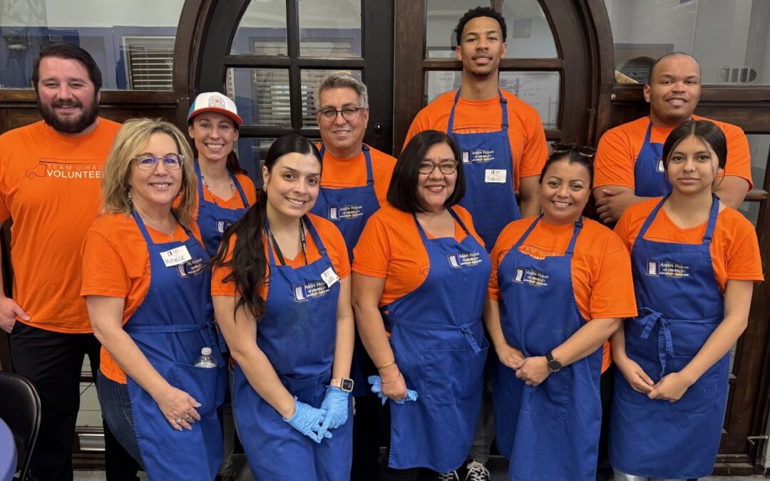 Team U-Haul Serves Dinner to the Homeless at Andre House