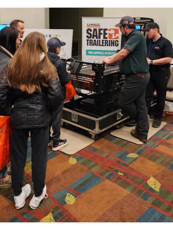 UHaul Teaches Safe Trailering at Cedar Rapids RV & Boat Show