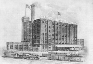 Drawing of Nabisco Building Kansas City circa 1920
