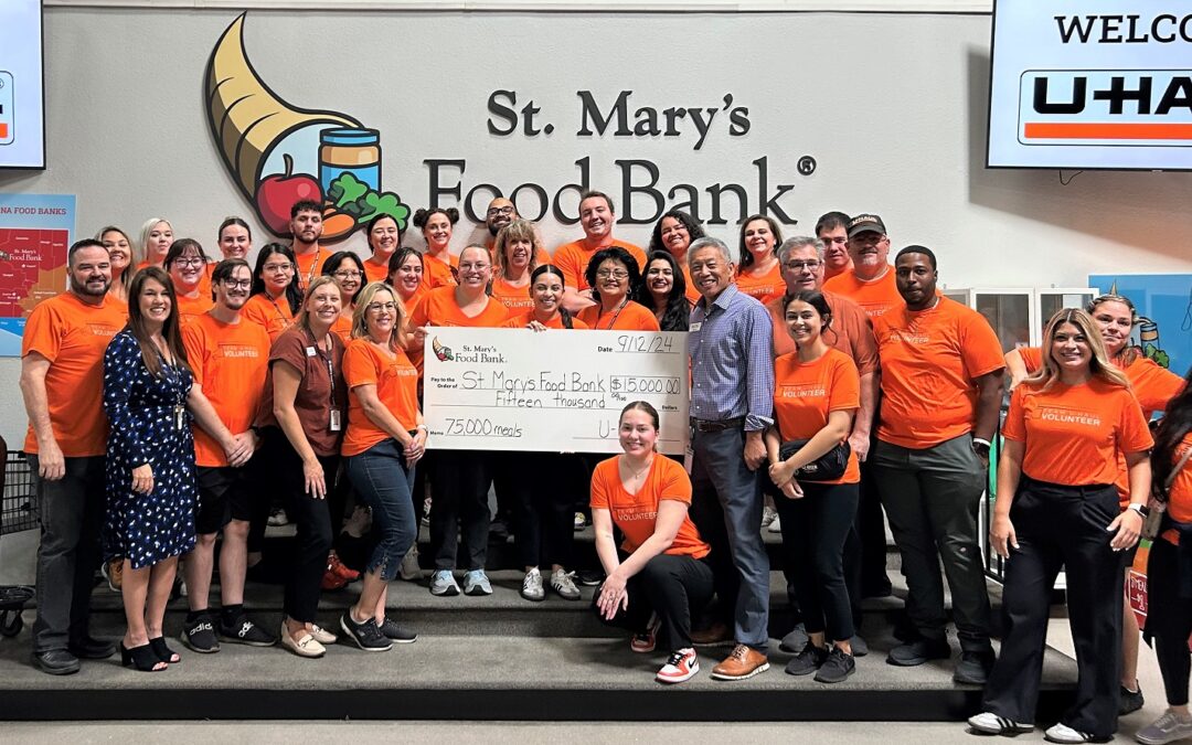 U-Haul and St. Mary’s Food Bank “Go Orange” for Hunger Action Month