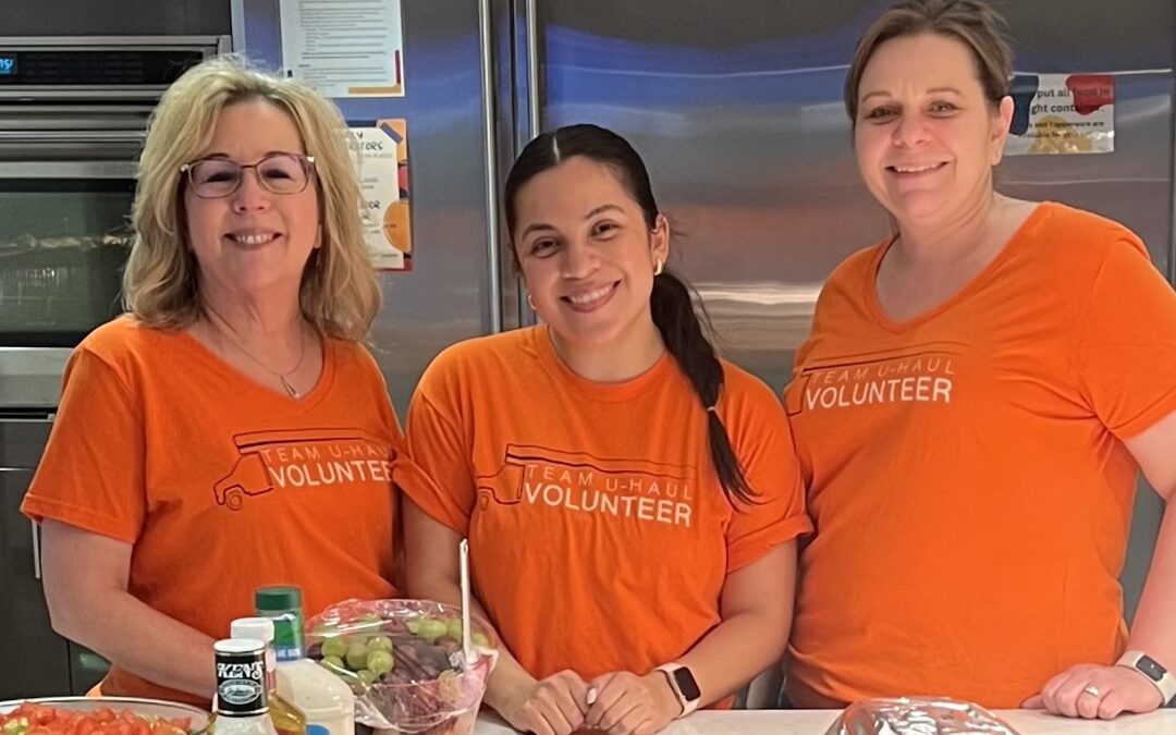 U-Haul Celebrates Valentine’s Day Serving Meals at Ronald McDonald House