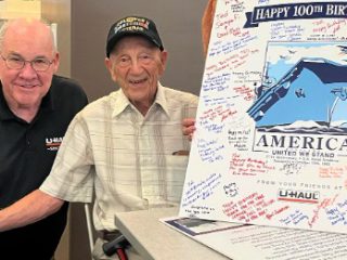 WWII Veteran Celebrates 100th Birthday with U-Haul