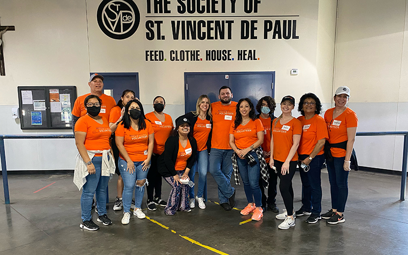 U-Haul Volunteers Feed People in Need at St. Vincent de Paul