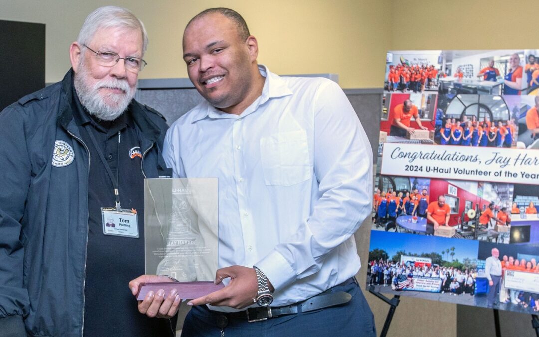 Jay Harris Honored as 2024 U-Haul Volunteer of the Year