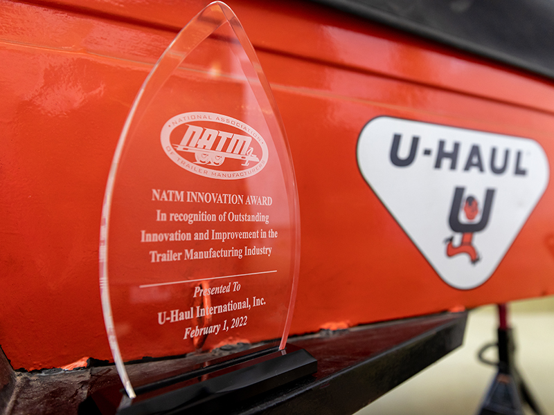 U-Haul Wins National Association of Trailer Manufacturers Innovation Award