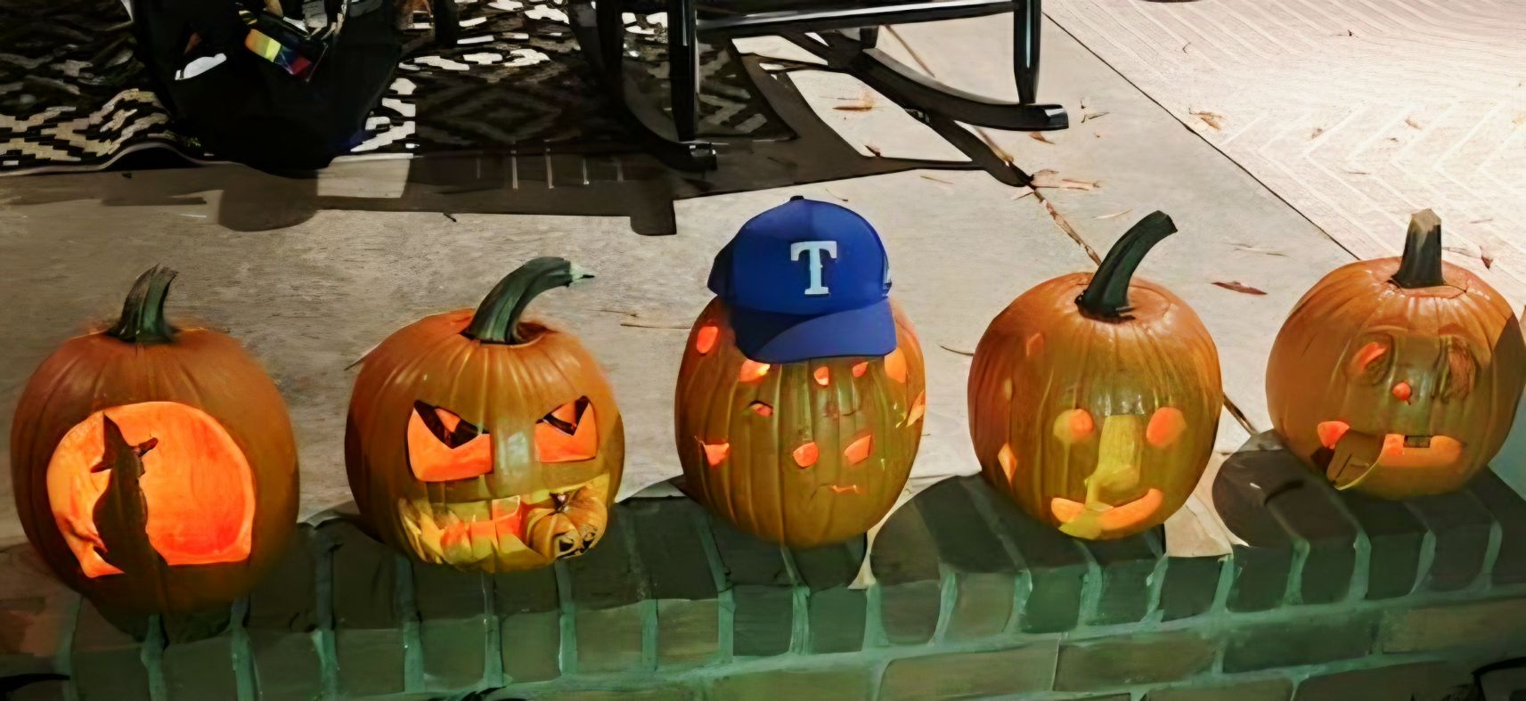 Pumpkins — Jack O Lanterns — Orange for Autumn 2