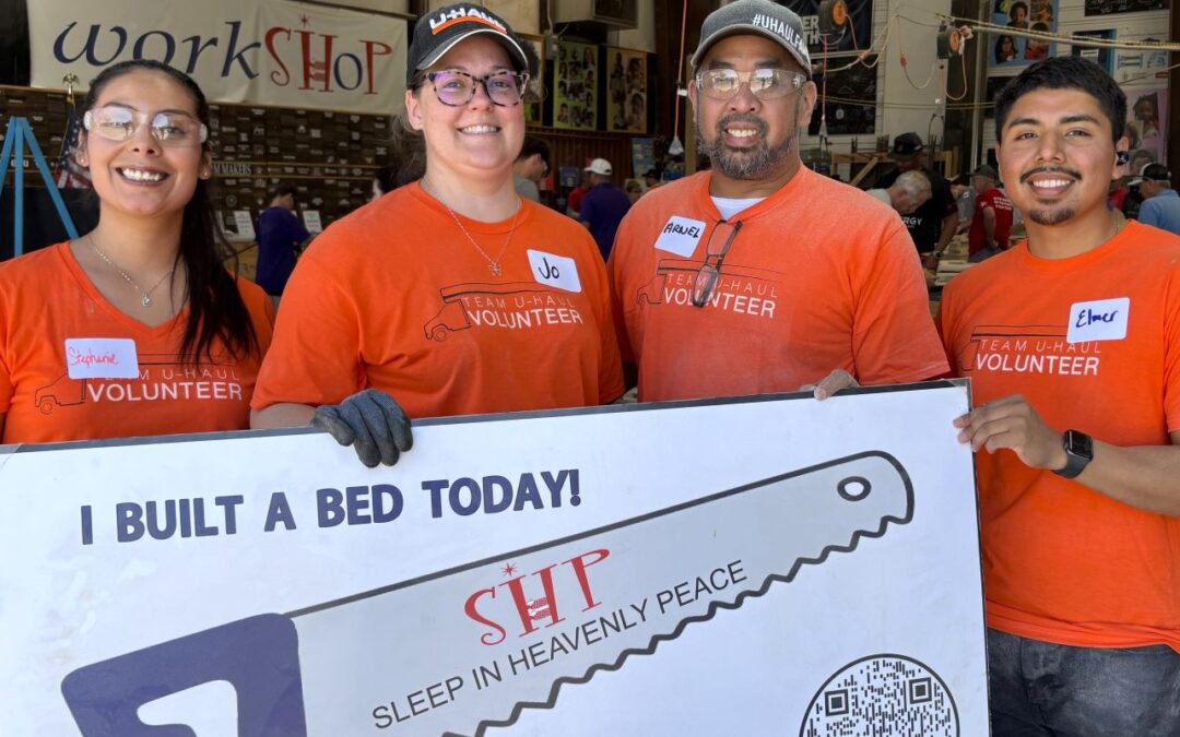 U-Haul Sponsors Event to Build Beds for Children in Need