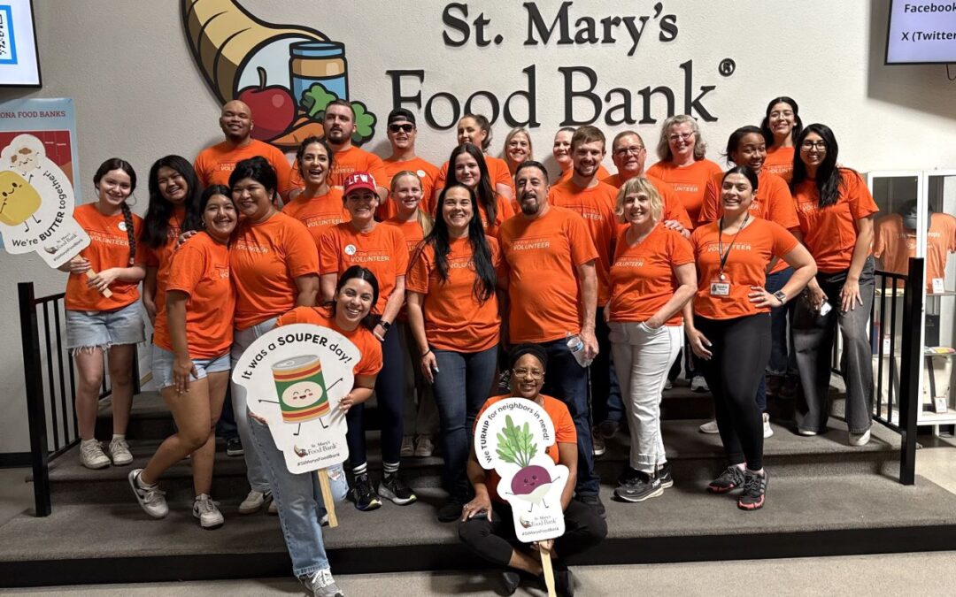 U-Haul Volunteers Pack 1,540 Food Bags at St. Mary’s for Arizonans in Need
